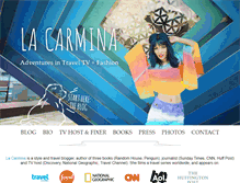 Tablet Screenshot of lacarmina.com